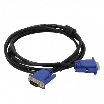 VGA-2MM 1,8 metros HDB15 Macho-Macho DB15-M VGA-M Cable de Video Negro Apantallado 180cm