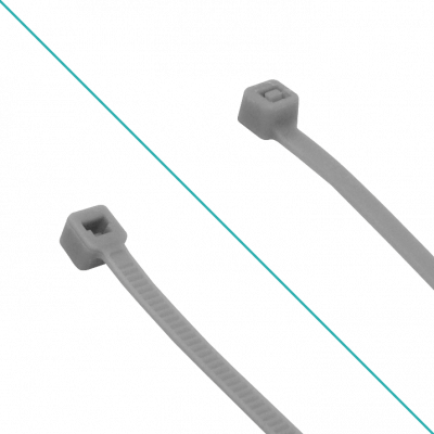 CV-32G 50-Piezas Sujetacables de Nylon Gris 200x3.5mm Brida Plástica 3.5x200mm
