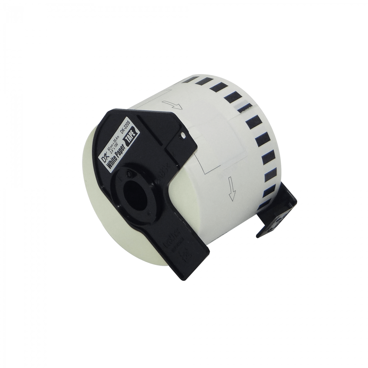 DK2205 BROTHER 62mm 30,4 metros Negro sobre Blanco Papel-Continuo Autoadhesivo para QL