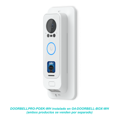 G4-DOORBELL-BOX-WH UBIQUITI Blanco Soporte para Montaje Plano o en Ángulo de 25º para UVC-G4-Doorbell-Pro