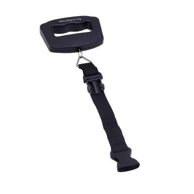 PESA-KG. Pesa Digital tipo Gancho para Equipaje 50kg inc-2xAAA Flexometro-100cm