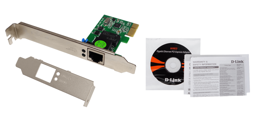 DGE-560T. D-LINK NIC 1-1000 PCIE-x1 Tarjeta Red Gigabit PCIExpress