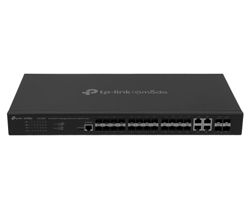 SG3428XF TP-LINK 24-Puerto-SFP 4-Gigabit 4-SFP+ Switch Montable Omada Consola-RS232-RJ45