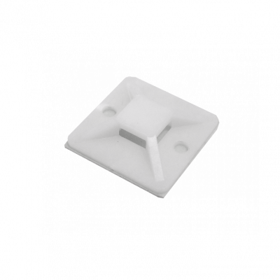 HC-103 Cantidad 100-unidades Base adhesiva dimensiones 3x3cm Soporte para asegurar cordones hasta diámetro 7mm