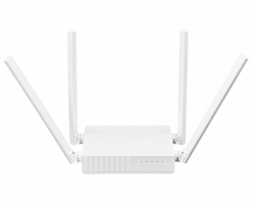 C24 TP-LINK 4 puertos 100 WAN 5GHz-433mbps 2,4GHz-300mbps 4 antenas fijas Router AC750