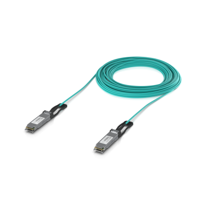 UA7-30 UI 30mt Interfaz QSFP28-100Gbps Cableado 3mm Fibra-MM Conexión Directa AOC-QSFP28-30M