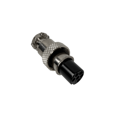 GX12HV-6. 6-contactos Hembra Panel Conector GX12 Terminable Aeronáutico