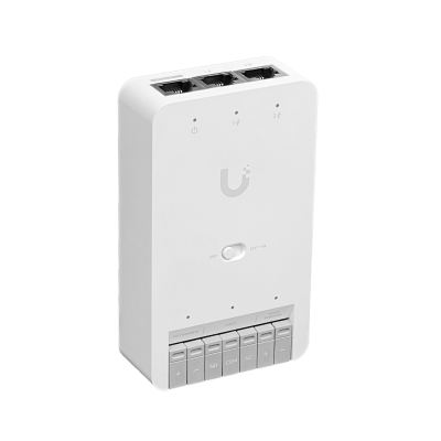 UA-HUB-MINI UBIQUITI Controlador 3-1000 1-Puerto Botones Carril-DIN requiere-PoE++ Acceso
