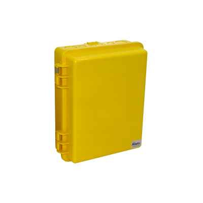 NP141105Y ALTELIX Amarilla 355x280x127mm IP55 Gabinete para Intemperie NEMA3 Policarbonato+ABS