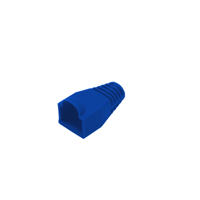 RJC-BA Tapa Protectora para Conector RJ45 Color Azul Paquete de 100 Unidades