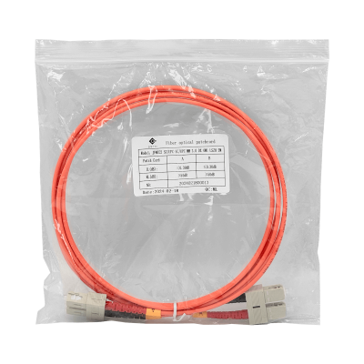 JFMCC2 2mt SC-SC OM1 MultiModo MM Duplex Jumper Fibra 62.5/125um 3mm LSZH