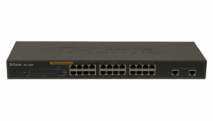 DES-1026G USADO D-LINK Switch no-Administrable Rack 24-100 2-1000 220V-directo