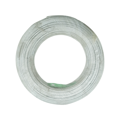 JQSA-50. Pigtail de Fibra Óptica Blanco Puerta-Caída Extensión 50mt Conectoría SC/APC Propagación MonoModo Tipo SM Clasificación G652D