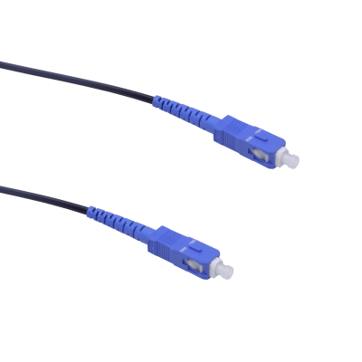 JPSC-50 Negro Bajada 50mt SC/UPC Monomodo SM SX Latiguillo Fibra Óptica G652D