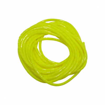KS-12M PE Amarillo 12mt 12/15/0,85mm Espiral Atrapa Cable Ordenador