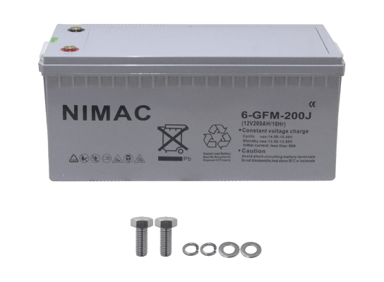 BTA12-200N NIMAC Acumulador 12V 200AMP Gel 12V200AH 6-GFM-200J
