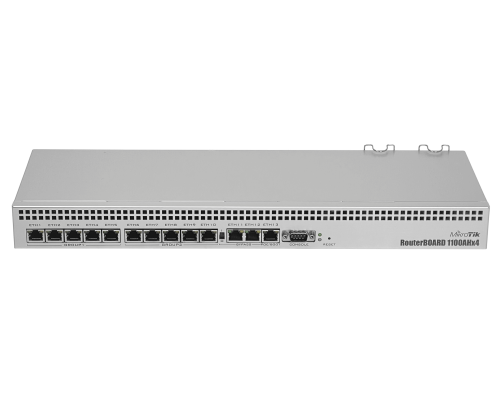 RB1100AHX4 MIKROTIK Requiere-Cables 128mb 4-1,4GHz Nivel6 13-1000 MSD sin-SATA Doble-Fuente DB9