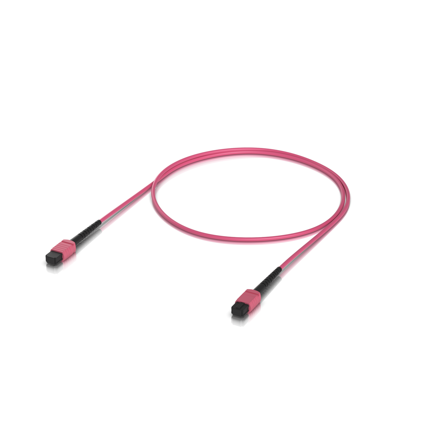 JF4MM1U UI 1 metro MPO-MPO 12-Fibras Modelo-B OM4 Modo Múltiple MM Cable Fibra LSZH