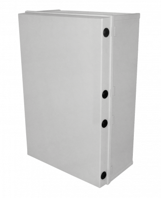 KG-4060 400x600x200mm Caja Estanca Gris Plastico IP66 RoHS con Placa