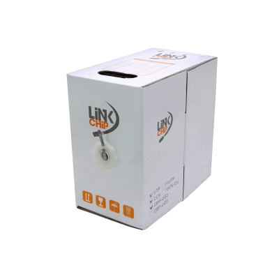 CBH-UG3 LINKCHIP Bobina de Cable UTP de 305m Calibre AWG25/0,45mm CCA Sim-Cat5e Color Gris de Aleación Unifi