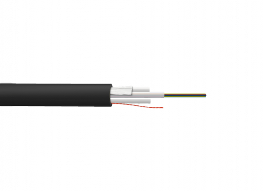 CFSJ12 SM 12-Fibras-G652D LSZH 7mm 2-FRP-2mm Cable Monomodo x-mt 2km sin-gelatina