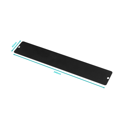 RK-TAP LINKMADE Panel Ciego Metálico Superior e Inferior para Rack de 4 a 12 Unidades