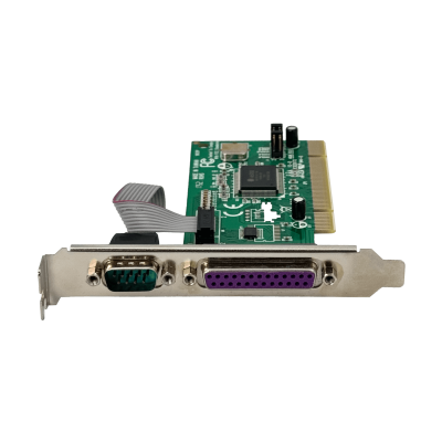 PCI2S1P Tarjeta PCI CH353L con 2 Puertos Serie/DB9-Macho/RS232 y 1 Puerto Paralelo/DB25-Hembra