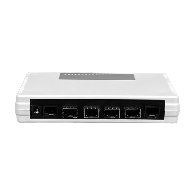 ES-0401-TG EUROLAN Conmutador de Fibra 4-SFP 2-1000 no-Gestionado incl-12V 155x100x30mm