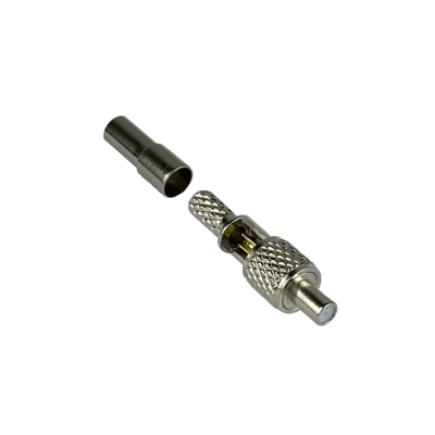 8H1C TS9-Hembra RG316 Conector Coaxial para Crimpar CA100 RG174
