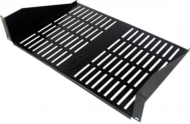 RB2-3VL-LIQ S/CAJA LINKMADE Ventilada 2U 30cm-Fondo Bandeja Negra p/Rack req-Torni