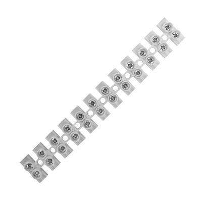 REGLETA-6A 6-Ampere 1mm2 12-Pares Regleta-Tornillos 380V-Max 6A-Max 105x15x12mm
