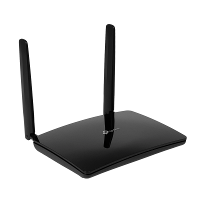 MR6400 TP-LINK Enrutador 4G/LTE 1 tarjeta SIM 1 puerto WAN 3 puertos LAN 100 Mbps 2 conectores SMA N300 banda 2,4 GHz