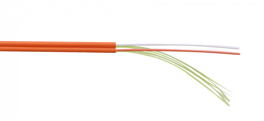 CF1Z2 FIBRA OM1 Cable Dúplex Zipcord 2,8x5,7mm LSZH 1-metro Multimodo MM 62.5/125um