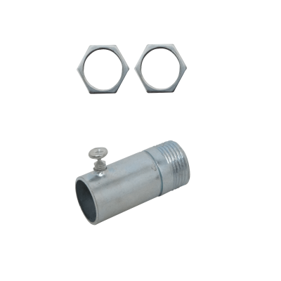 EMT16-ASA 16mm Acero Zincado Salida Caja c/Hilo para Conduit Rigido Metalico