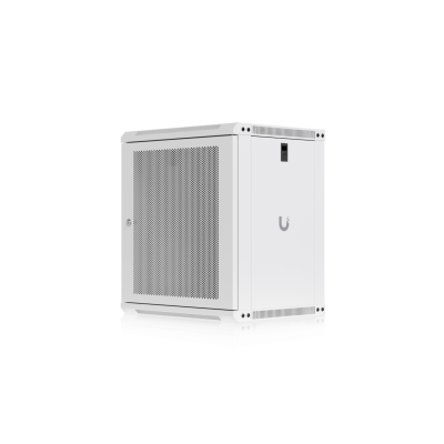 URK12-4P UBIQUITI Blanco 12U 45cm-Fondo Microperforada Gabinete Rack Pared Muro