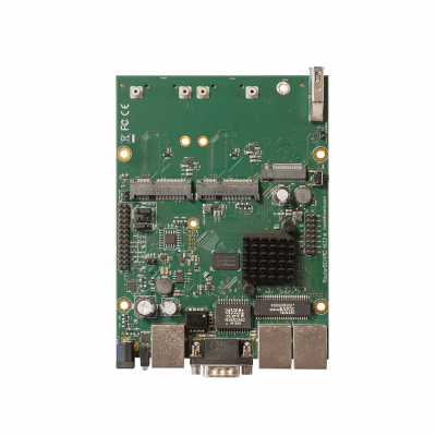 RBM33G MIKROTIK 880MHz 3-1000 2-SIM 2-MiniPCIe M.2/Ranura DB9 USB L4 105x150mm