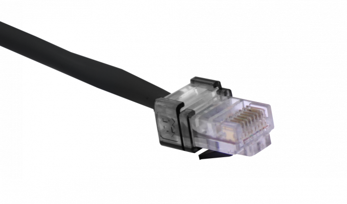 RJC-CN LINKMADE Tapa Reparadora Mini RJ45 Negra en Empaque de 10 Unidades