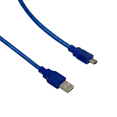 USBABM Cable USB 2.0 Tipo A Macho 5 Pines a Mini B Macho de 1,5 Metros (150cm)