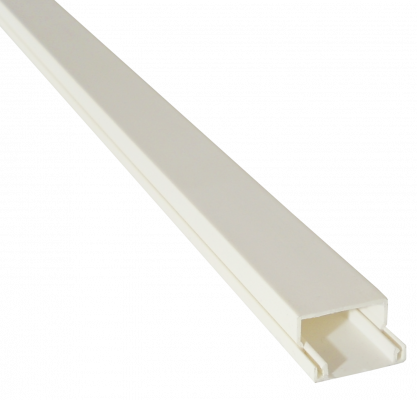 QN2W LINKCHIP Conducto PVC 20x10mm con-Cubierta 2mt CC-2010-W.