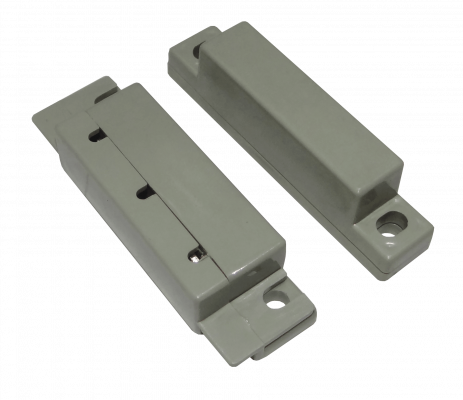 DS-GRIS1 BESTKEY GRIS GRANDE MAGNÉTICO CONTACTO 2 Hilos SIN-CABLE-INCLUIDO