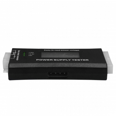 TESTER-ATX Tester Digital Fuente Poder para PC ATX BTX ITX 24-PIN SATA-IDE