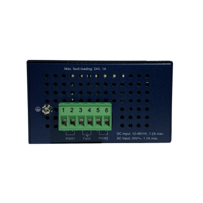 IGS-1020TF PLANET 8-1000 2-SFP Switch Industrial no-Admin Riel-DIN 12-48VDC 24VAC