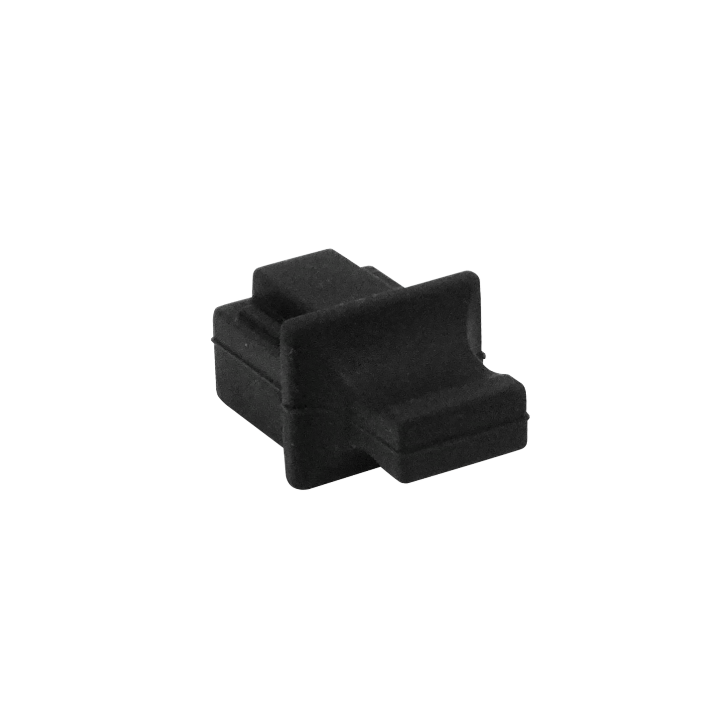 MP45J Lote de 10 protectores de goma negra para conector Keystone RJ45