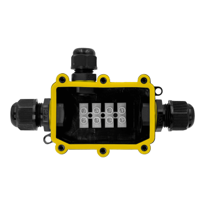 REG368 DEENLAI Caja Empalme 1a2 1xPG9 2xPG18.5 IP68 Exterior Regleta-4 FSH713