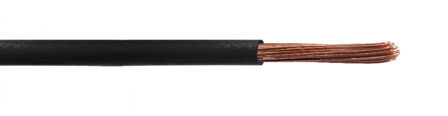 HZ25N EVA Cable eléctrico multifilar H07Z-1 2,5mm² LSZH Negro 100 metros 750V Fabricación Brasil