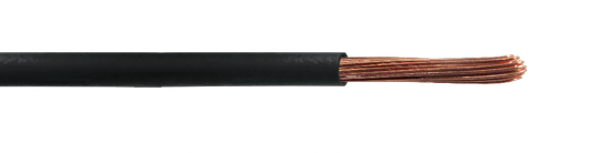 HZ25N EVA Cable eléctrico multifilar H07Z-1 2,5mm² LSZH Negro 100 metros 750V Fabricación Brasil