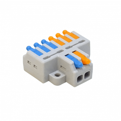 REPA-26 Conector de empalme para 2 a 6 hilos, capacidad de 32A y 250V, compatible con calibres AWG28-14 (0,08-2,5 mm²)