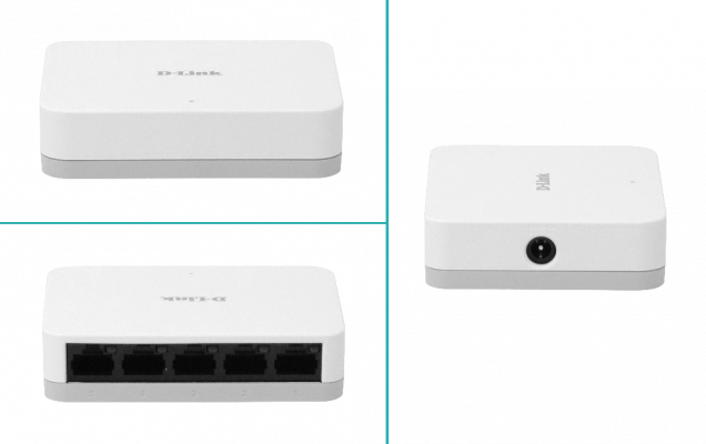 DGS-1005A D-LINK 5-Puertos 1000 Gigabit Conmutador Escritorio no-Gestionable no-MontableRack