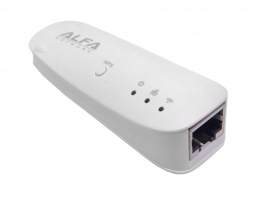 AIP-W511 ALFA Mini-Enrutador 1-Puerto LAN 1-USB-Hembra WPS 802.11n Alimentado-por-USB