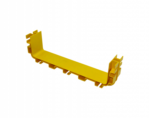CCA-360-U 360x100mm Acoplador Amarillo PC+ABS LSZH Hembra